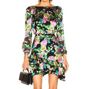 Saloni Felicia Long Sleeve Dress Size 0